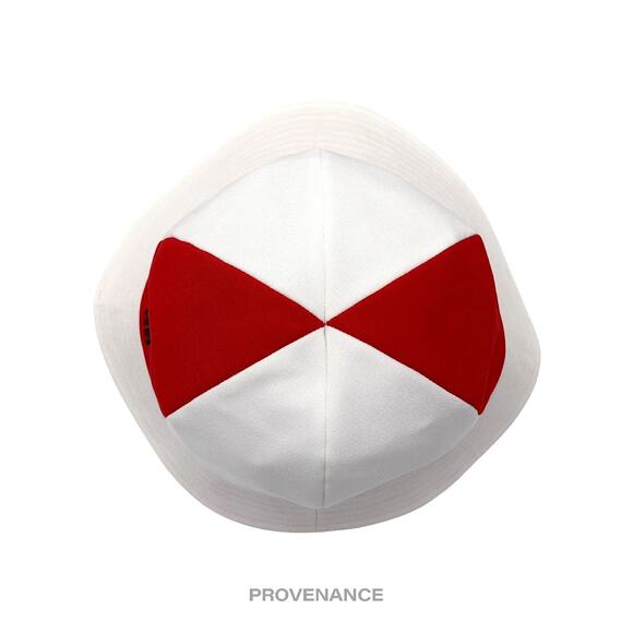 ? Givenchy 4G Asymmetric Bucket Hat - Red White Patchwork main image 4